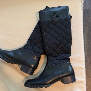TORY BURCH Quilted Riding Boot